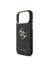 Guess Guess PU 4G Metal Logo Strap Zadní Kryt pro iPhone 18 Pro Max Black