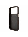 Guess Guess PU Leather 4G Gold Frame Embossed MagSafe Zadní Kryt pro iPhone 18 Pro Max Brown