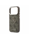 Guess Guess PU 4G Resin Metal Logo Zadní Kryt pro iPhone 18 Pro Max Brown