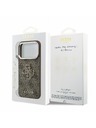 Guess Guess PU 4G Resin Metal Logo Zadní Kryt pro iPhone 18 Pro Max Brown