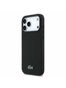 Lacoste Lacoste PVC Iconic Petit Pique Metal Logo MagSafe Zadní Kryt pro iPhone 18 Pro Max Black
