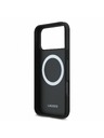 Lacoste Lacoste PVC Iconic Petit Pique Metal Logo MagSafe Zadní Kryt pro iPhone 18 Pro Max Black