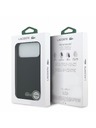Lacoste Lacoste PVC Iconic Petit Pique Metal Logo MagSafe Zadní Kryt pro iPhone 18 Pro Max Black