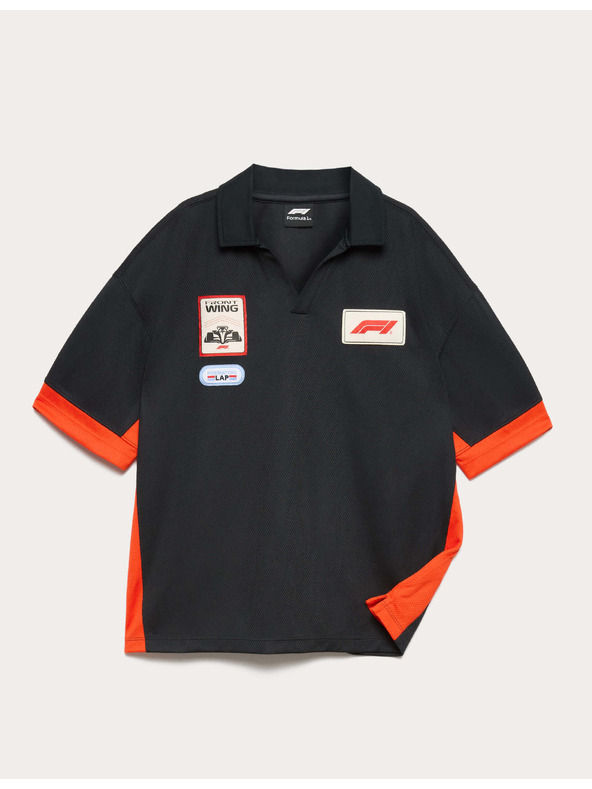 Marks & Spencer Polo top Formula 1® ze síťoviny (6–16 let) Marks & Spencer černá