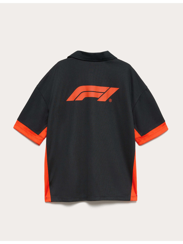 Marks & Spencer Polo top Formula 1® ze síťoviny (6–16 let) Marks & Spencer černá
