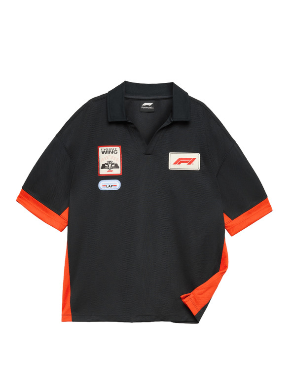 Marks & Spencer Polo top Formula 1® ze síťoviny (6–16 let) Marks & Spencer černá
