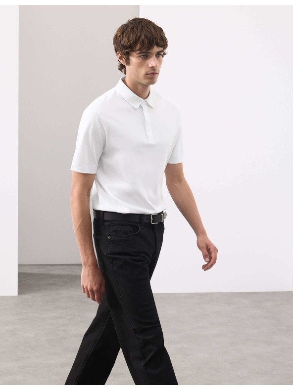 Marks & Spencer Polokošile z čisté bavlny Supima® Marks & Spencer bílá
