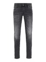 Jack & Jones JJIGLENN pánské černé slim fit džíny