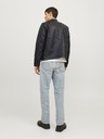 Jack & Jones JJEDYLAN černá pánská koženková bunda