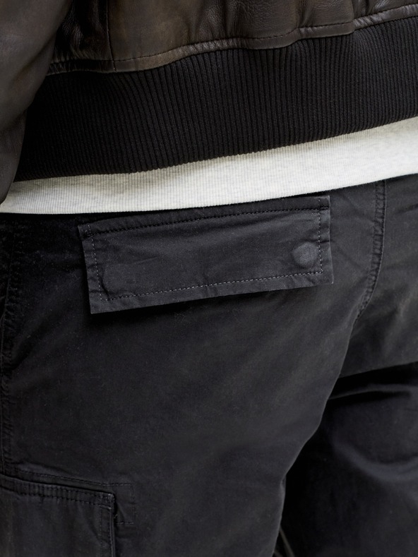 Jack & Jones Pánské cargo kalhoty black