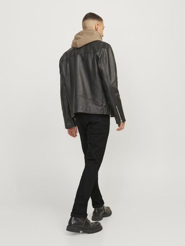 Jack & Jones Slimfit Džíny JJIGlenn JJOriginal černé
