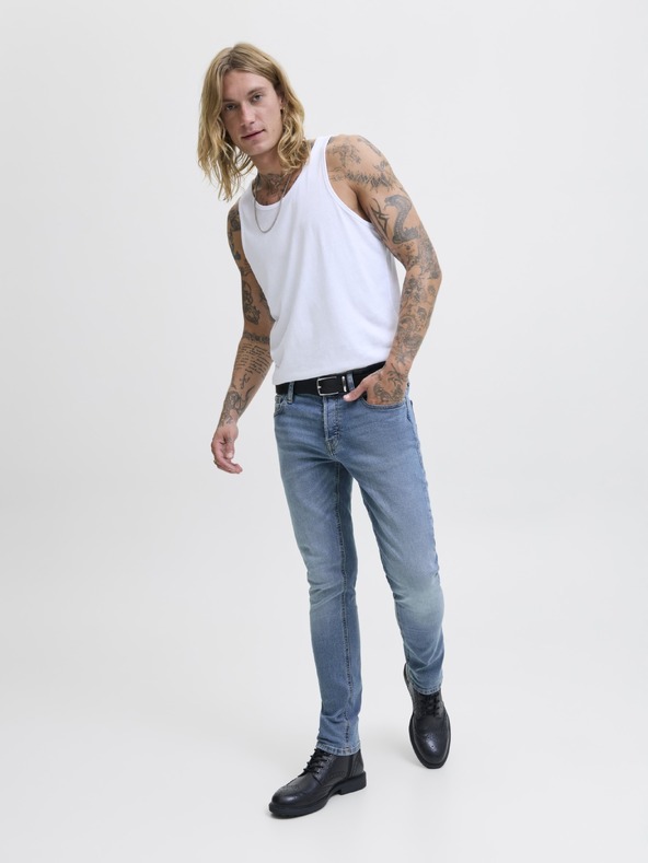 Jack & Jones Slimfit Džíny JJIGlenn JJOriginal modré