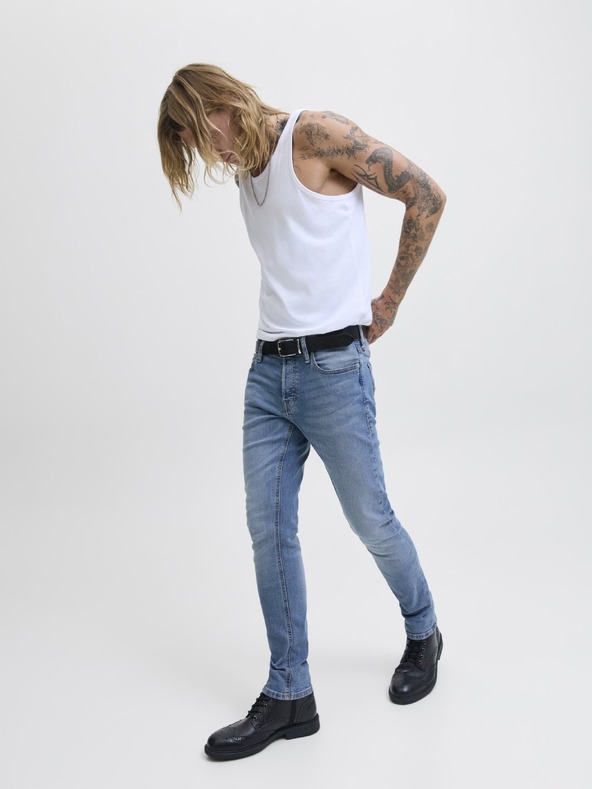 Jack & Jones Slimfit Džíny JJIGlenn JJOriginal modré