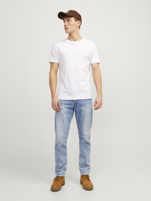Jack & Jones JJICHRIS pánské modré loosefit džíny