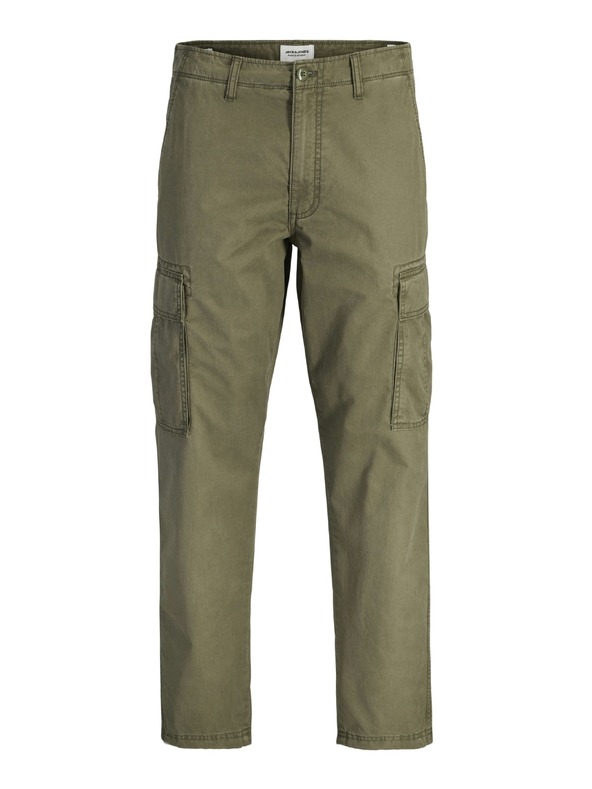 Jack & Jones Pánské cargo kalhoty olive night