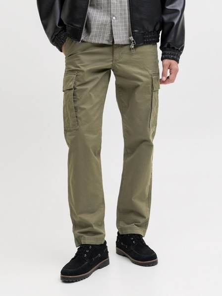 Jack & Jones Pánské cargo kalhoty olive night