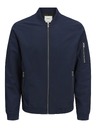 Jack & Jones Pánský bomber JJERush navy blazer