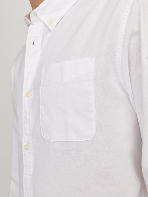 Jack & Jones Pánská košile JJEoxford bílá