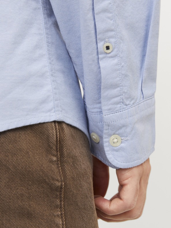 Jack & Jones Pánská košile JJEoxford cashmere blue