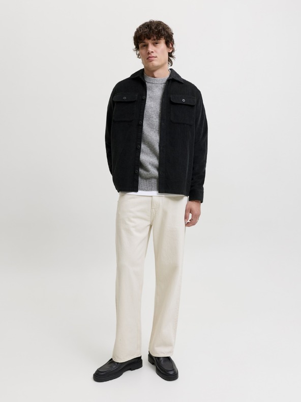 Jack & Jones Manšestrová košile černá