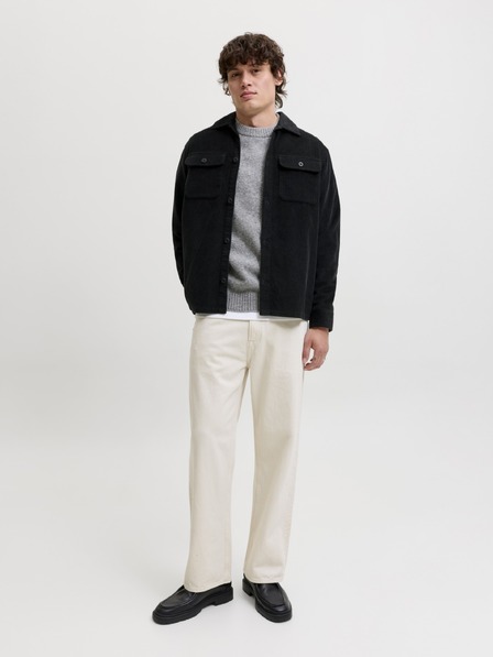 Jack & Jones Manšestrová košile černá