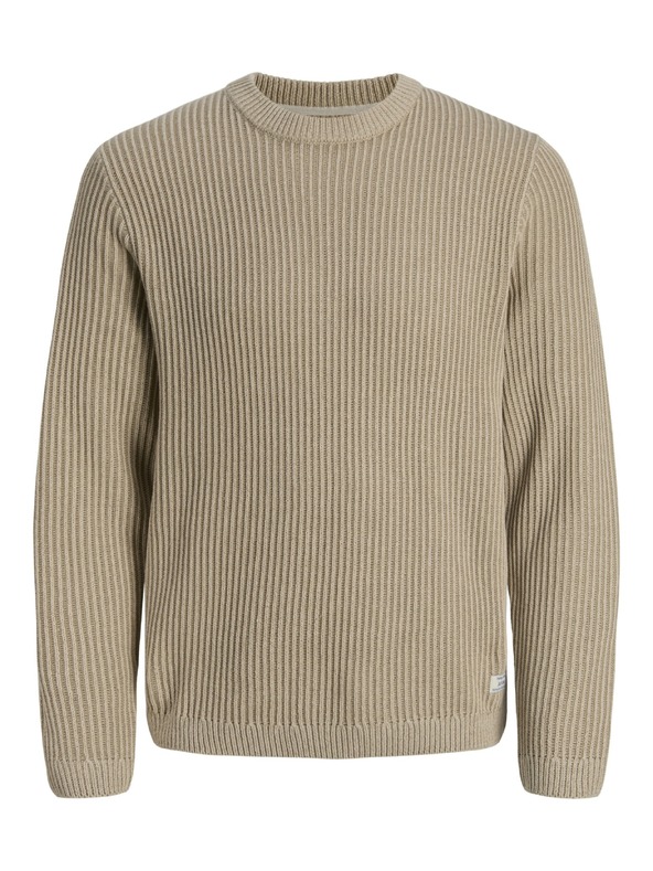 Jack & Jones Pánský pletený svetr moonbeam
