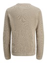 Jack & Jones Pánský pletený svetr moonbeam