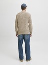 Jack & Jones Pánský pletený svetr moonbeam