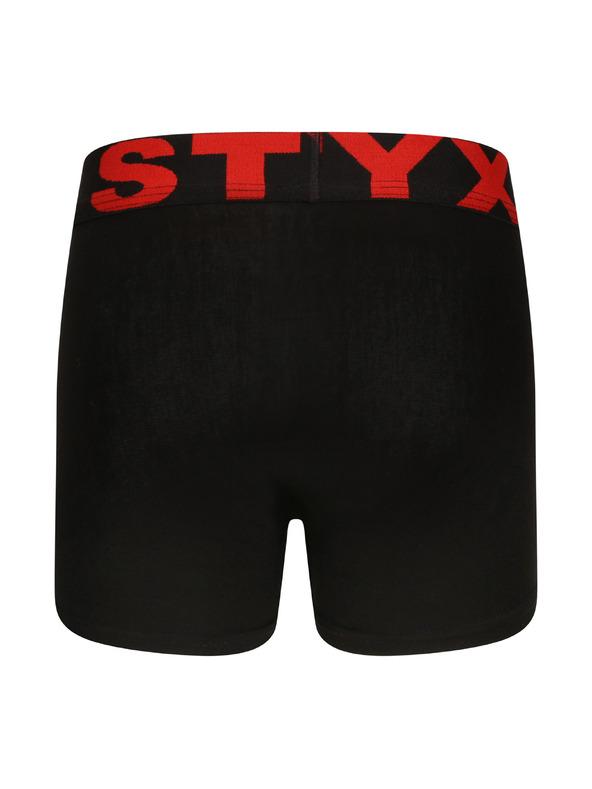 Styx Dětské boxerky Styx sportovní guma černé