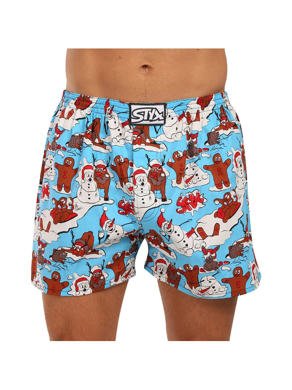 Styx Pánské trenky Styx art klasická guma Vánoce zábava