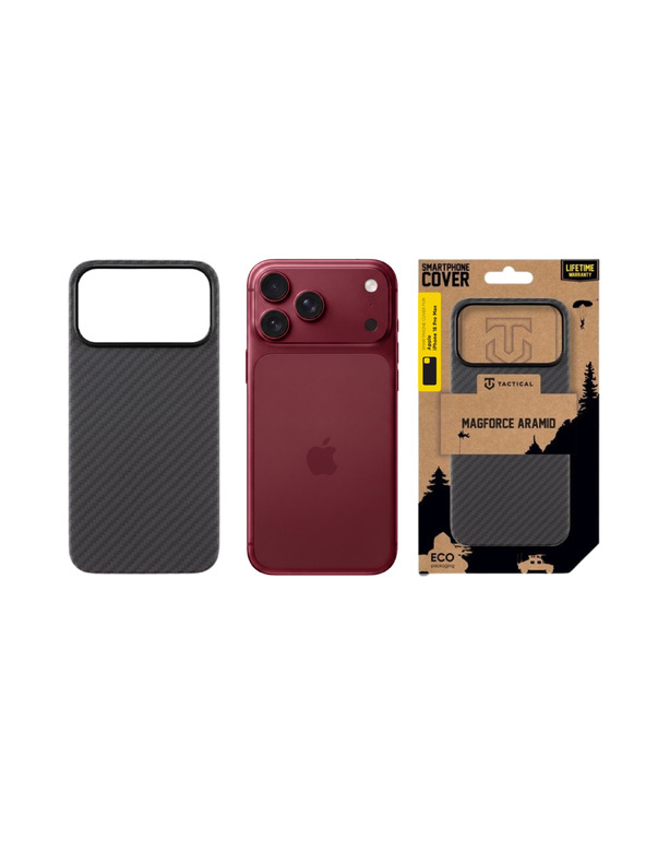 Tactical Tactical MagForce Aramid Kryt pro Apple iPhone 18 Pro Max Black