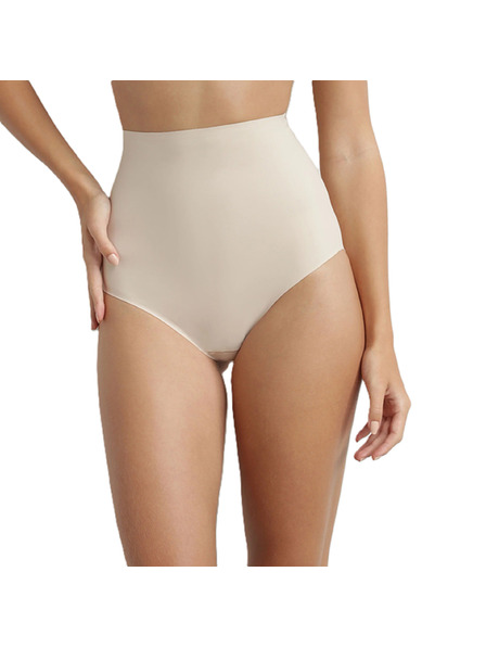 Bellinda INVISIBLE SILHOUETTE HIGH WAIST SLIP - Formující dámské kalhotky s vysokým pasem - tělová