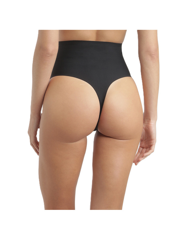 Bellinda INVISIBLE SILHOUETTE MID WAIST THONG - Dámská tvarující tanga - černá