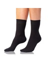 Bellinda COTTON RIB SOCKS - Dámské bavlněné ponožky - černá