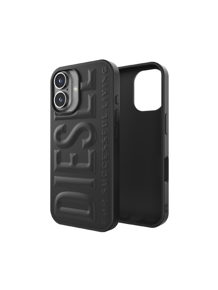 Diesel Diesel 3D kryt pro iPhone 16 Biscotto černý 60209