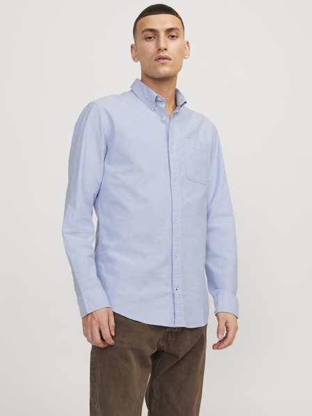 Jack & Jones Pánská košile JJEoxford cashmere blue