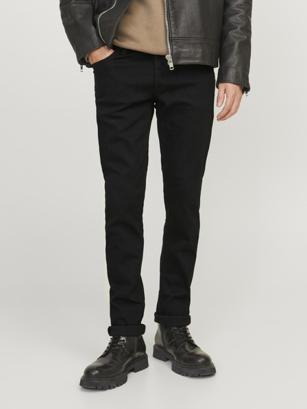 Jack & Jones Slimfit Džíny JJIGlenn JJOriginal černé