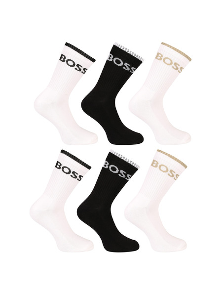 BOSS Sada šesti - ponožky BOSS vysoké vícebarevné