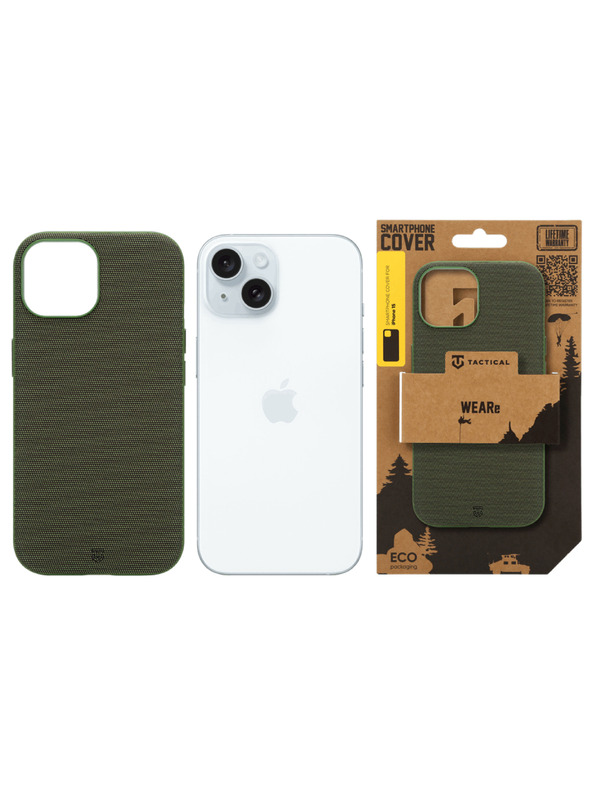Tactical Tactical MagForce WEARe Kryt pro Apple iPhone 15 Forest Green