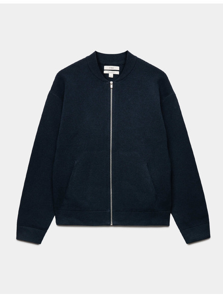 Marks & Spencer Pletená bunda bomber z pletené příze Marks & Spencer námořnická modrá