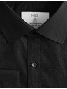 Marks & Spencer Košile z bavlny klasického střihu s nežehlivou úpravou Marks & Spencer černá