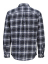 Jack & Jones Flanelová pánská kostkovaná košile navy