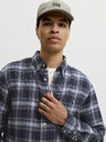 Jack & Jones Flanelová pánská kostkovaná košile navy