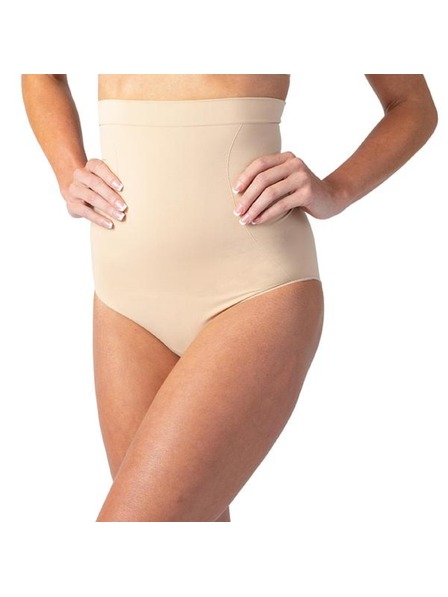 Bellinda INVISIBLE SILHOUETTE HIGH WAIST THONG - Dámská formující tanga s vysokým pasem - tělová