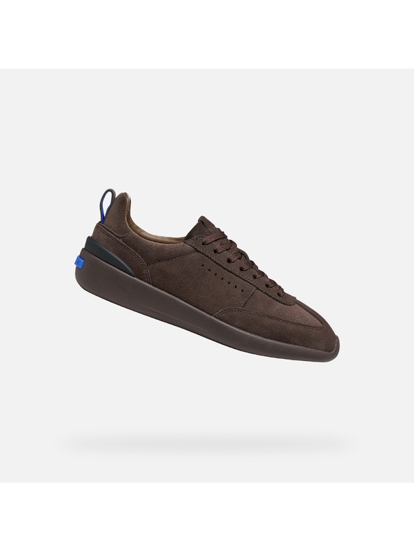 Geox Tmavě hnědé dámské tenisky Geox GXRN-02