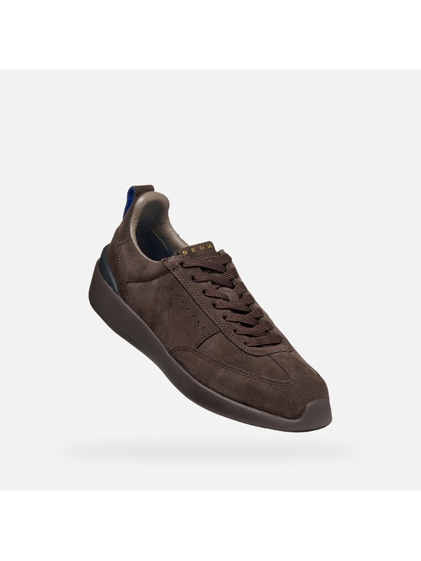 Geox Tmavě hnědé dámské tenisky Geox GXRN-02
