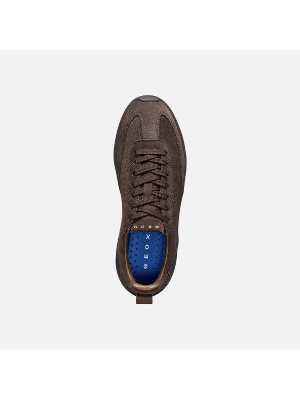 Geox Tmavě hnědé dámské tenisky Geox GXRN-02