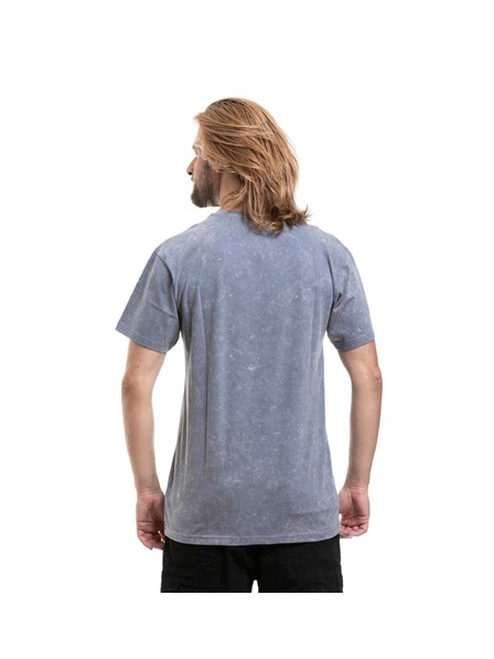 Meatfly Meatfly pánské tričko MF Logo Pewter Acid Wash