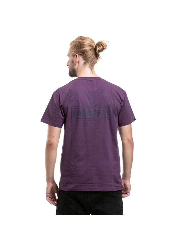 Meatfly Meatfly pánské tričko Lorim Deep Purple