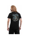 Meatfly Meatfly pánské tričko Black Heart Skull Black